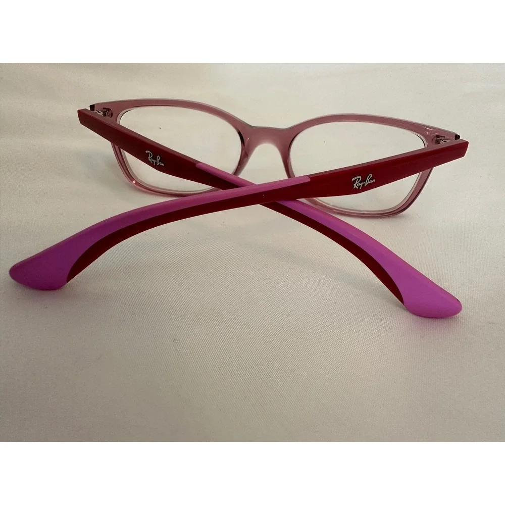 Ray-Ban Junior Eyeglasses RB1586 3777‎ Purple Pink Cat Eye Frames 47-16-130 Kids